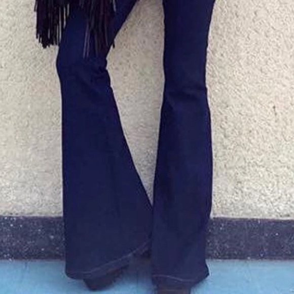1969 VINTAGE 70's Y2K SLIM FLARE LEG JUMPSUIT - Picture 10 of 11